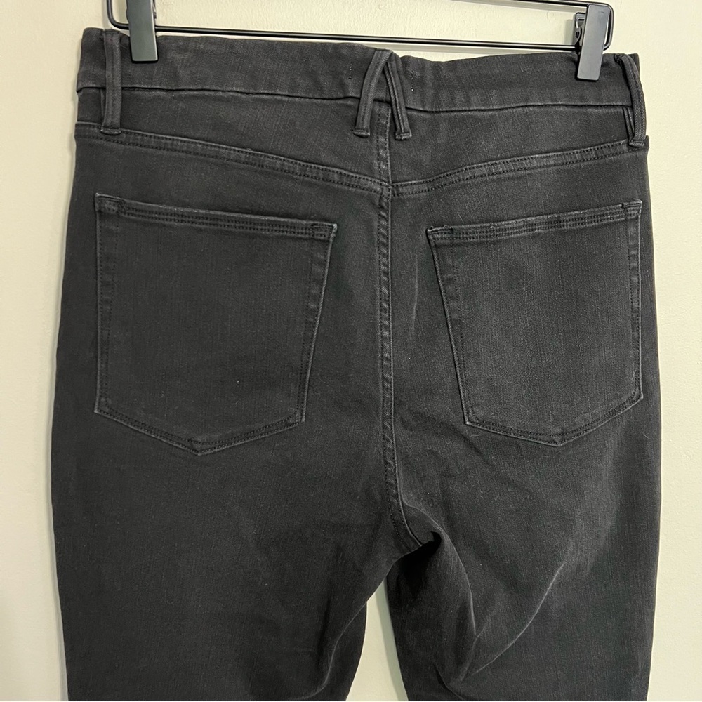 NWT Good American Black Good Waist Skinny Moto Jeans size 14 - Picture 6 of 11